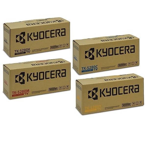 Kyocera Toner-Set TK-5280 (Schwarz, Cyan, Yellow)