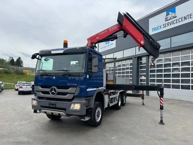 mercedes-benz, actros 2648 szm - brücke, kran