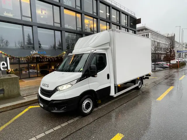 IVECO, Daily 35 S 16H A8 V Kasten, Hebebü.+ AHK, Alukofferaufbau