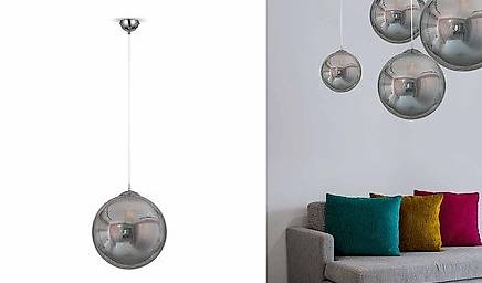 hängelampe arizona fi 400mm rauchglas ball