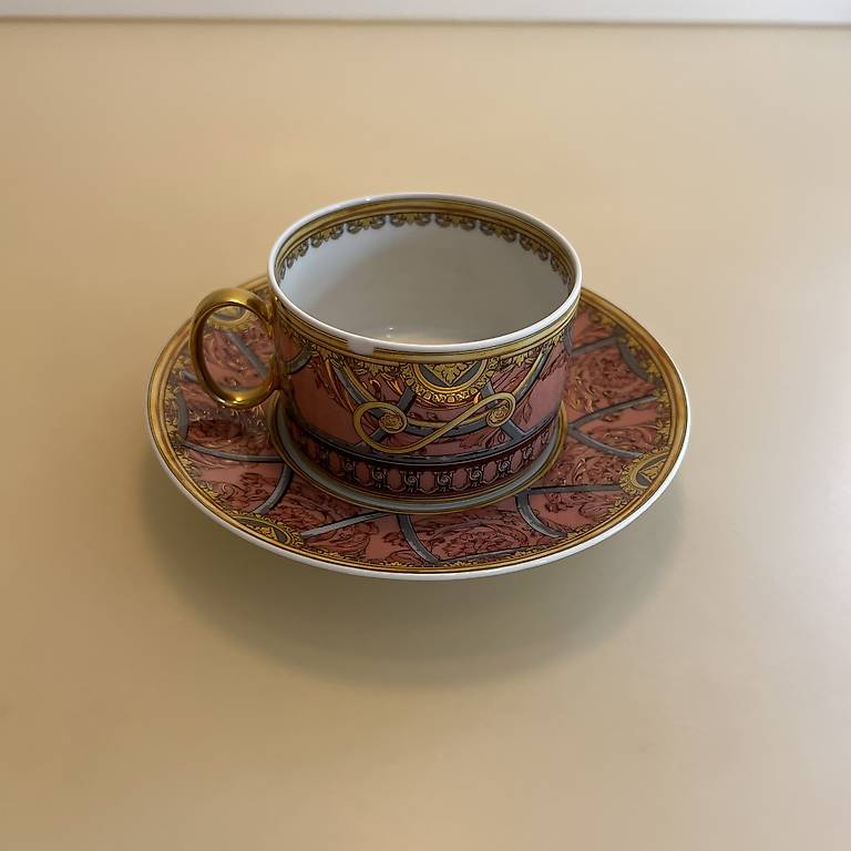 Versace Porzellantasse: La Scala Del Pallazo Rosa