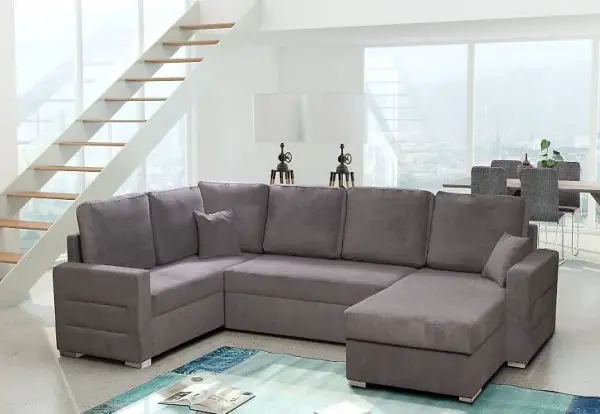  ECKSOFA TEXTIL POLSTER STOFFSOFA FADO