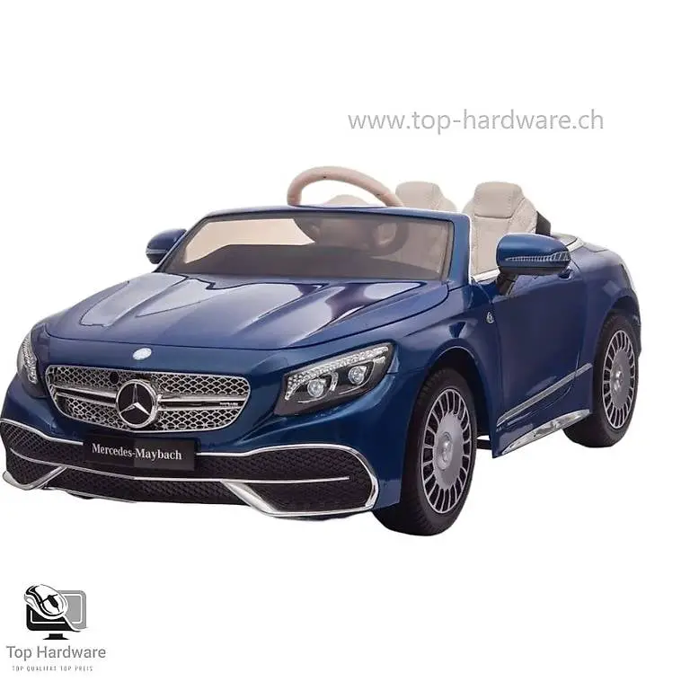 Elektro-Kinderfahrzeug Mercedes S650 Maybach Cabrio Blau