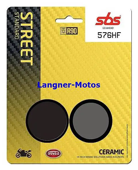 bremsbelag sbs 576 hf yamaha yfm 250, ytm 200-225