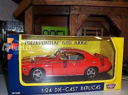 1969 Pontiac GTO Judge orange 1:24