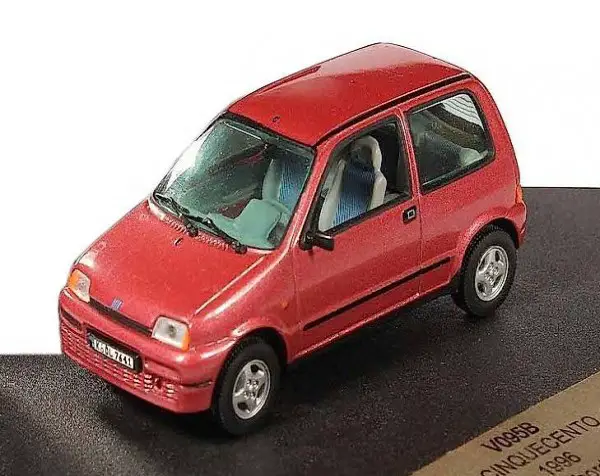 1:43 Vitesse - Fiat Cinquecento SX 1996 - bordeaux metallic