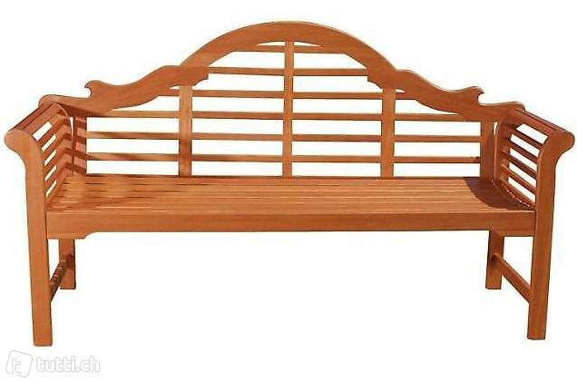  Gartenbank im englischen Stil, Bangkirai geölt