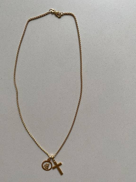 Goldketteli mit Kreuz, ideales Geschenk zur 1. Kommunion