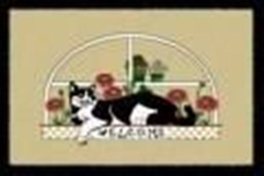 Fussmatte-Welcome-Cat