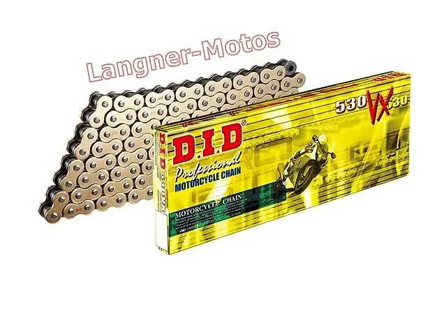 X-Ringkette DID 530VX (G&B) 118N Kette offen Nietschloss