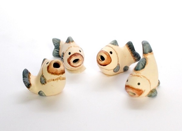 Keramik Fische (4Stk.)