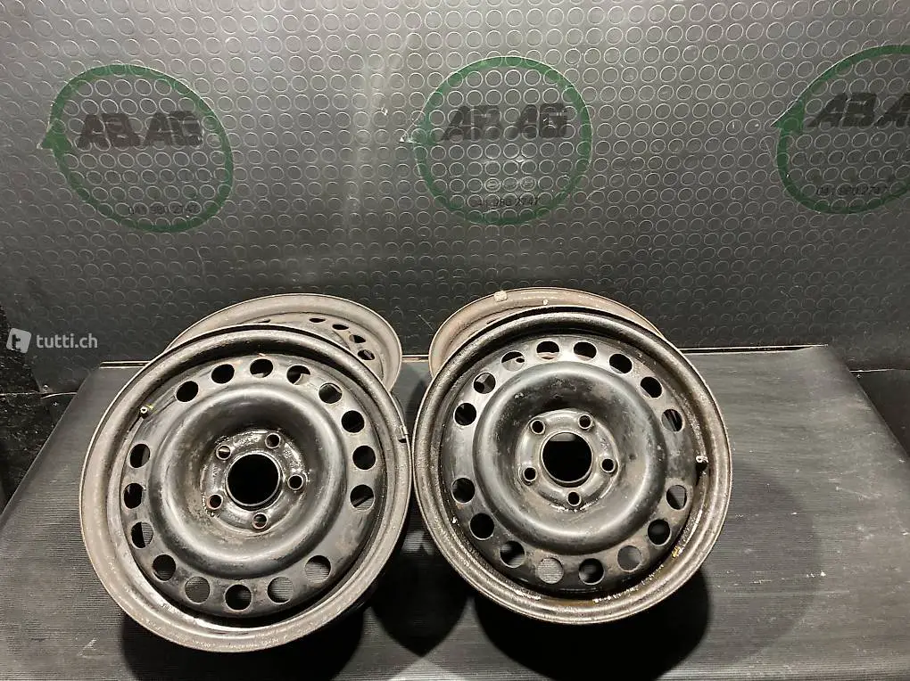  4x Stahlfelgen Opel Combo C17TD