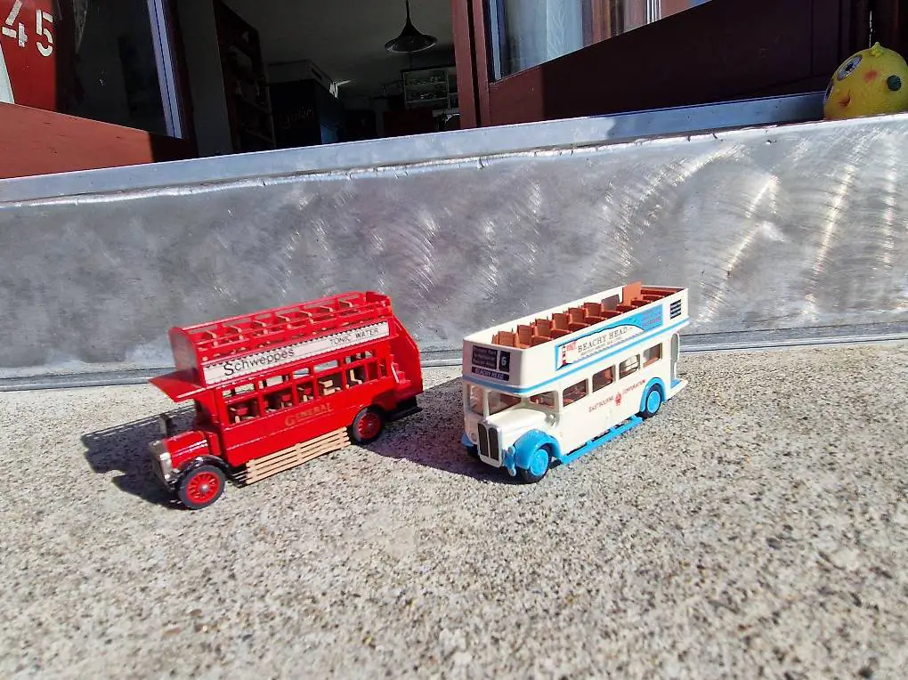 Bus England London Metallmodell