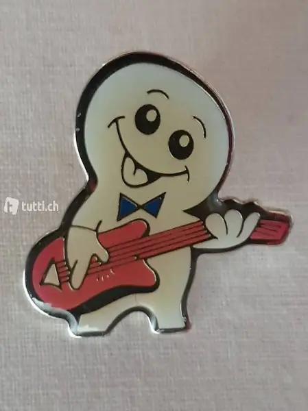  Maga Waschmittel Gitarre spielend mit Fliege PiN