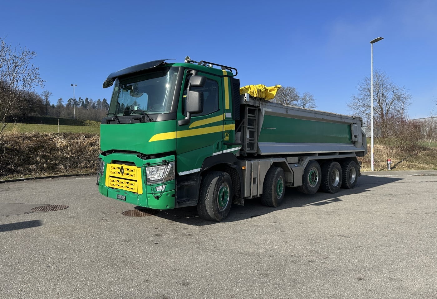 RENAULT / RENAULT TRUCKS, C520 10x4 Kipper / Swiss-Vehicle, Rückwärtskipper