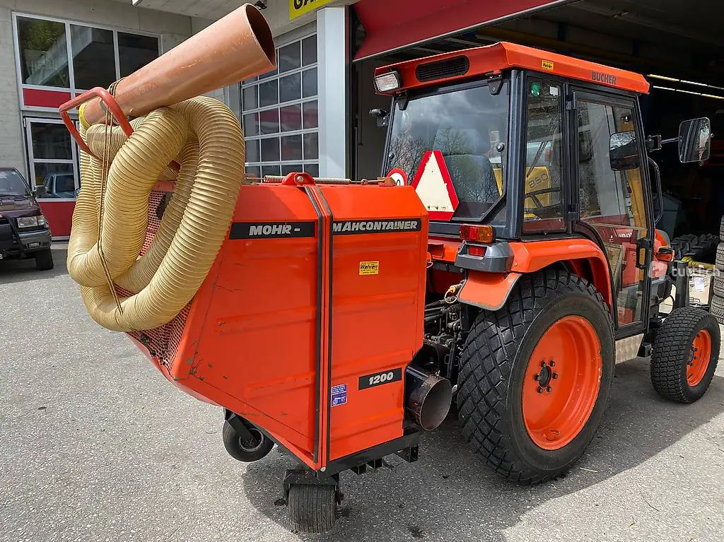  Mähcontainer Mohr 1200, Grasaufnahme, Sauganlage