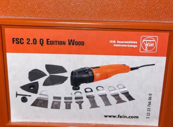 FEIN SUPERCUT Construction mit zusätzlich gekauftem Zubehör