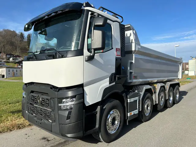 renault / renault trucks, c520 10x4 vla / l&m kipper, rückwärtskipper