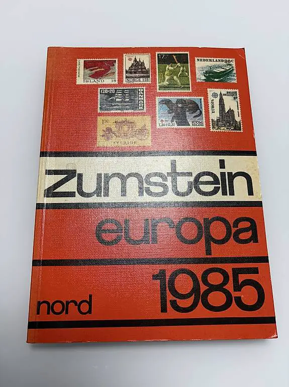 Zumstein Briefmarken Katalog europa 1985