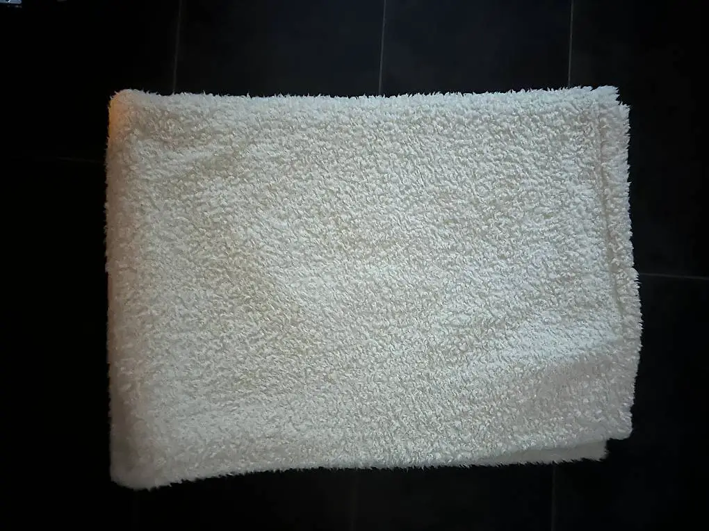 Kuscheldecke, Wohndecke, weiss, 140x200 cm, flauschig, NEU