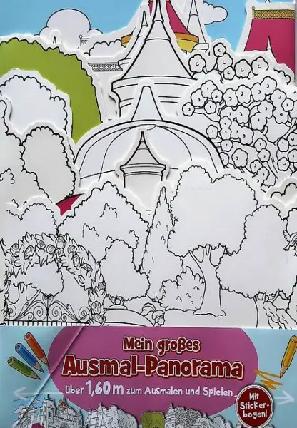 Märchenschloss 1,6m Ausmal und Spielspass