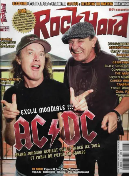 MAGAZINE AC/DC ON COVER : ROCK HARD N 126