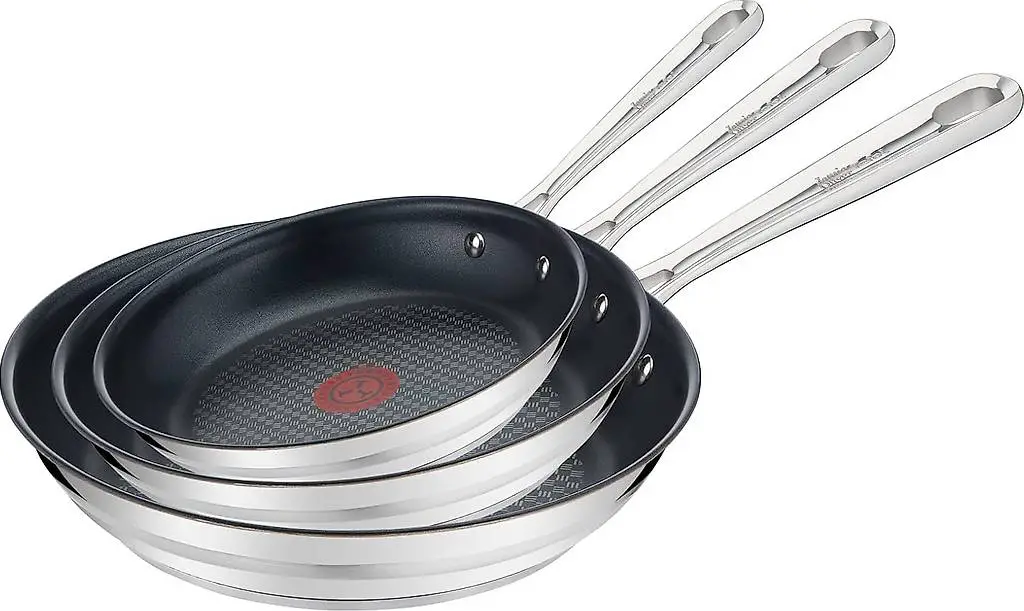 Tefal Jamie Oliver Brushed 3-teiligiges Pfannenset E011S3 |