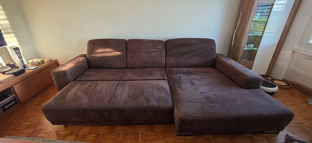 Wohnlandschaft/Ecksofa mit Schlaffunktion
