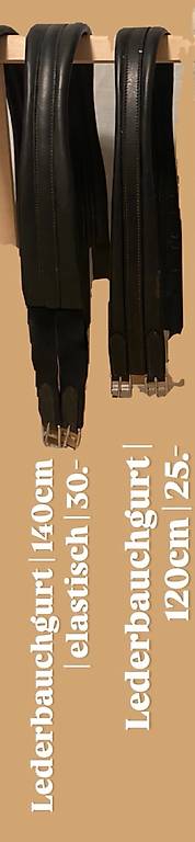 Leder Bauchgurt | schwarz