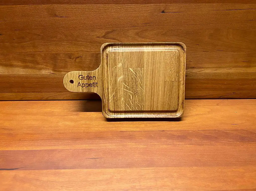 Eichenholz Schneidebrett handgefertigt