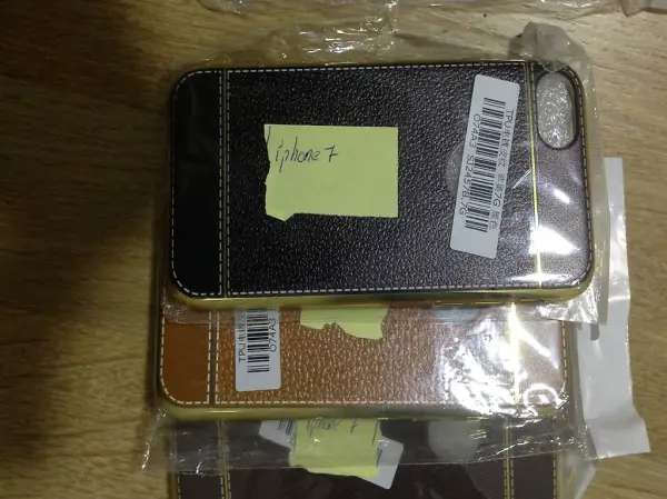 iPhone 7/7 plus leder hülle