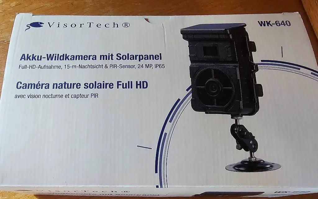 Überwachungskamera für draussen mit Solar Akku