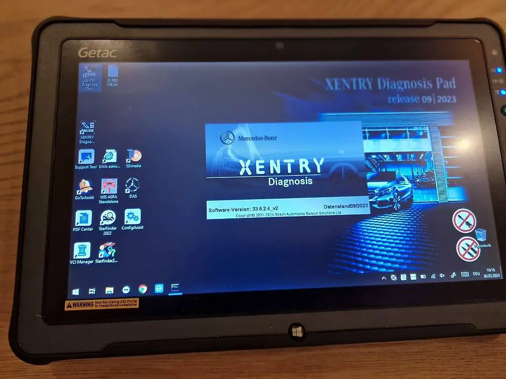 Tablet Diagnosegerät Mercedes Star C4 OBD LKW PKW Bus Set