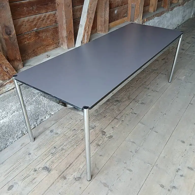 USM Haller Tisch Kunstharz Anthrazit 200x75