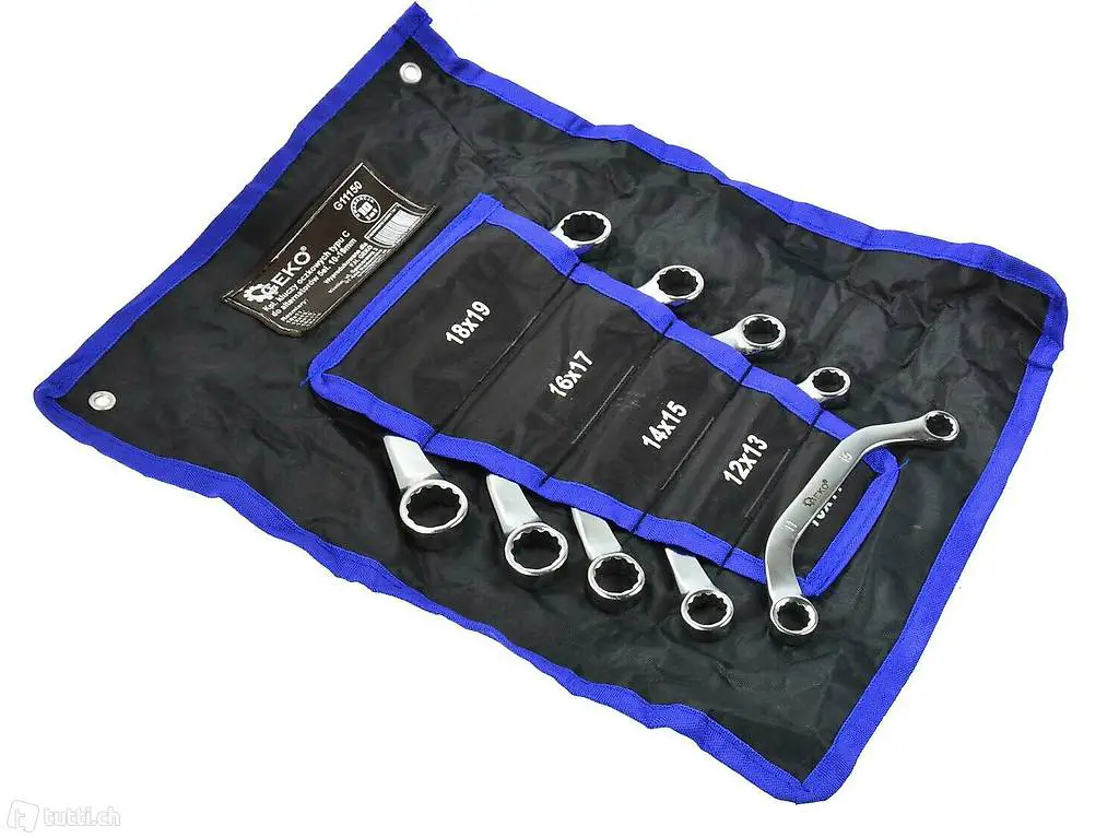  Satz Ringschlüssel Typ C für Lichtmaschinen, 5-tlg. 10-19 mm