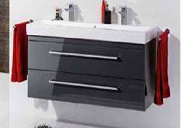  Waschtisch, Waschtischunterschrank und Spiegelschrank