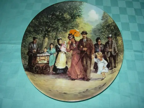  Sammelteller Nr. 1 Detlev Nitschke Kaiser Porcellan