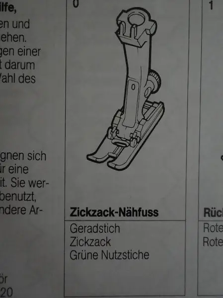  Nähfuss Zickzack-Nähfuss für Bernina Nähmaschine