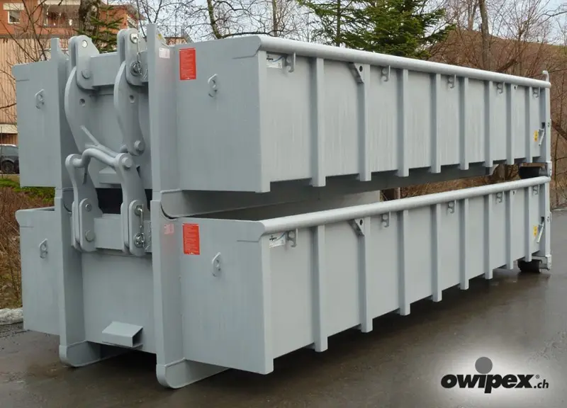 Abroll-Container stapelbar