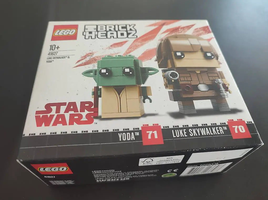Lego BrickHeadz OVP, Luke Skywalker und Yoda, EOL 41627