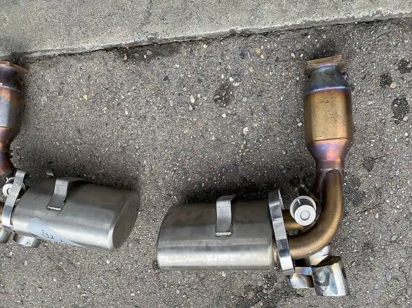  Klappen Auspuff zu Porsche 911 997 Turbo