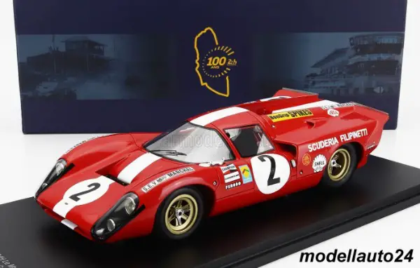 Lola T70 Mk3B GT 24h Le Mans 1969 Jo Bonnier / Spark 1:18