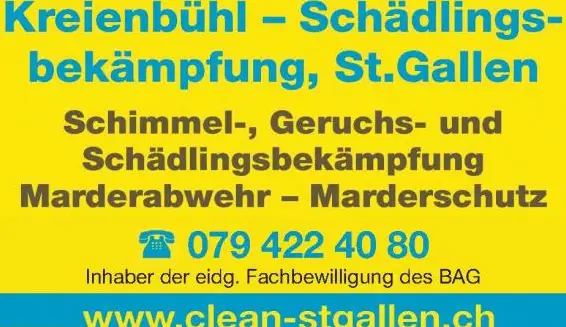 Schädlingsbekämpfung / Kammerjäger Ostschweiz / Liechtenstein