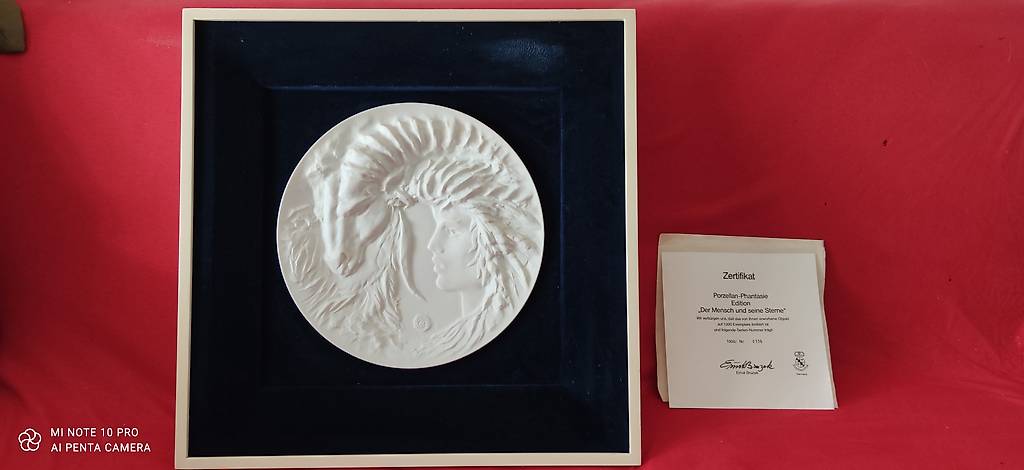 steinbock porzellanteller von ernst bruzek