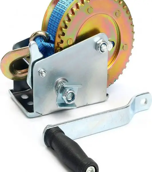  Handseilwinde Seilwinde mit Blau Polyester Seilzug