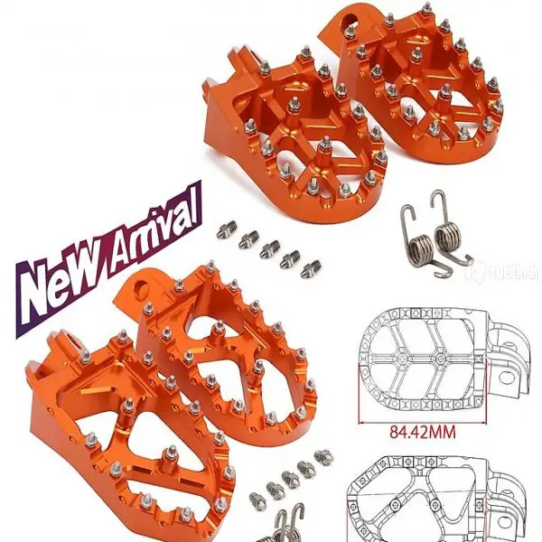  Motorrad CNC Fussrasten Pedale Fussstützen Für KTM ADVENTURE