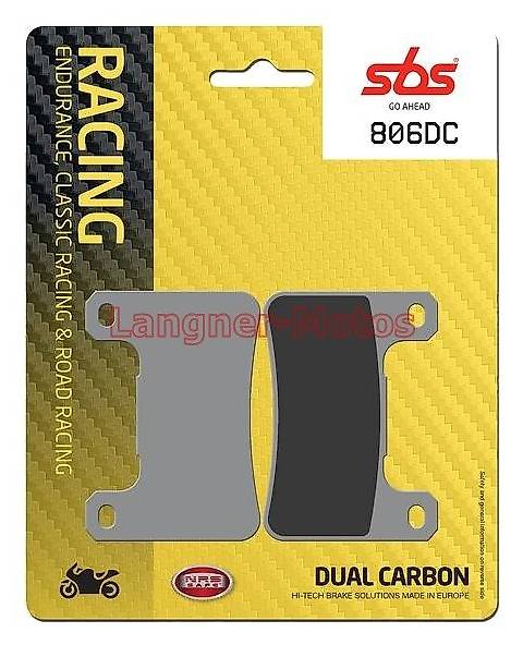 SBS 806 DC Road Racing Dual Carbon Intruder M1800R Suzuki