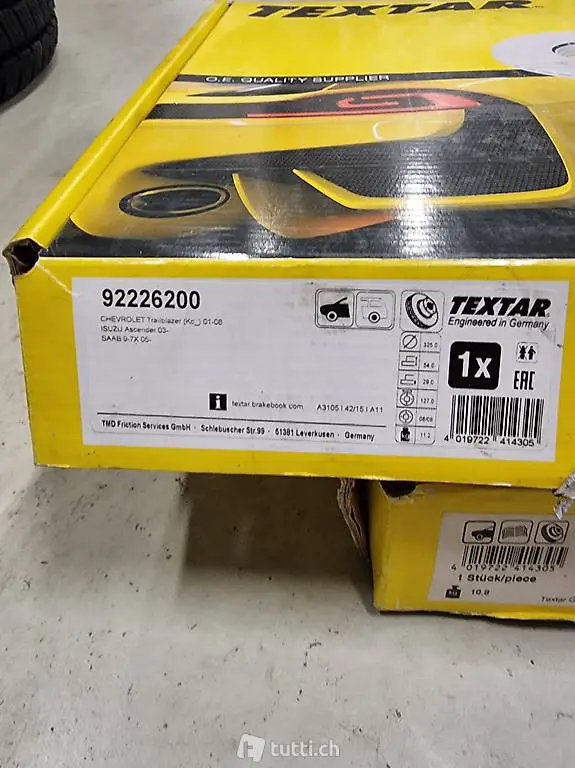 Bremsscheiben Textar 92226200