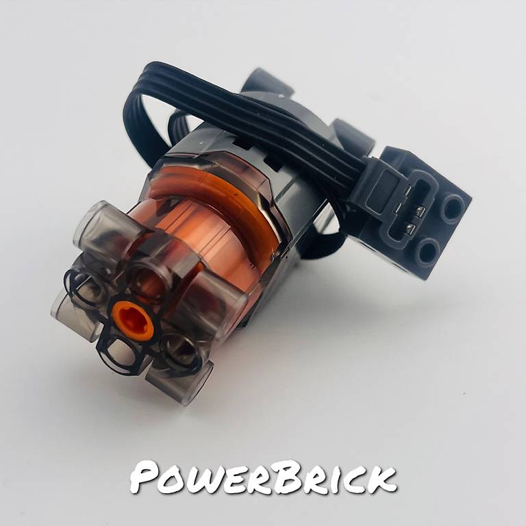 1x Black L-Motor für Lego Technik