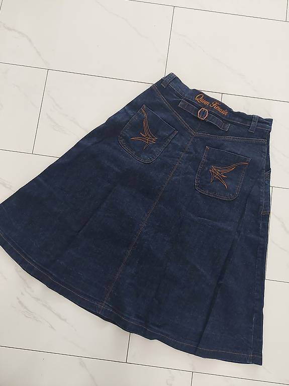 Queen Kerosin JeansJupe, XL